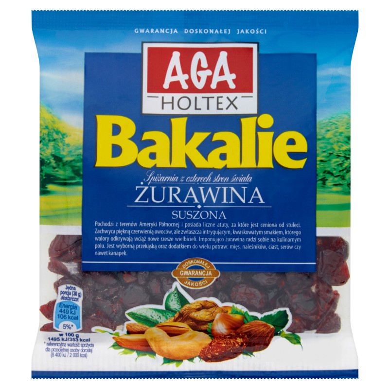 Bakalie Żurawina suszona 80 g