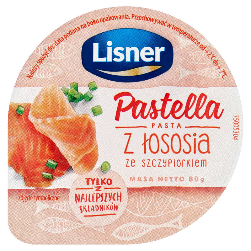 Lisner Pastella Pasta z łososia ze szczypiorkiem 80 g
