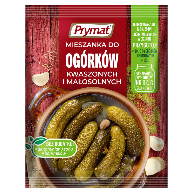 Prymat Mieszanka do ogórków kwaszonych i małosolnych 40 g
