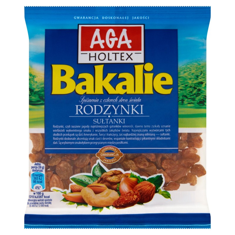 Bakalie Rodzynki sułtanki 100 g