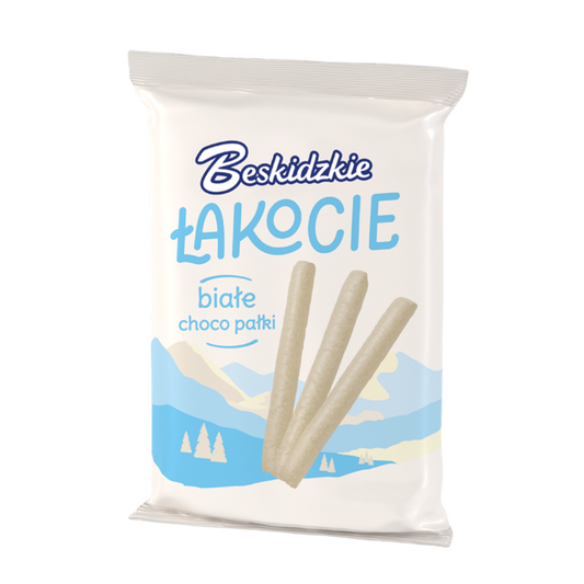 Beskidzkie Łakocie Białe Choco Pałki 140g