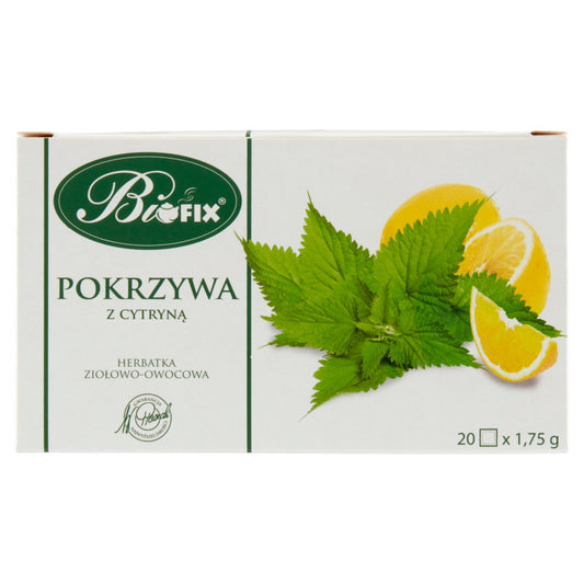 Bifix Herbatka ziołowo-owocowa pokrzywa z cytryną 35 g (20 x 1,75 g)