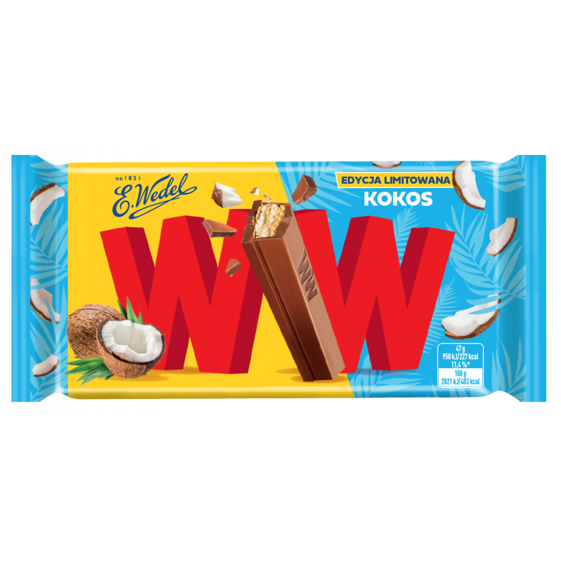 E. Wedel WW kokos 47 g