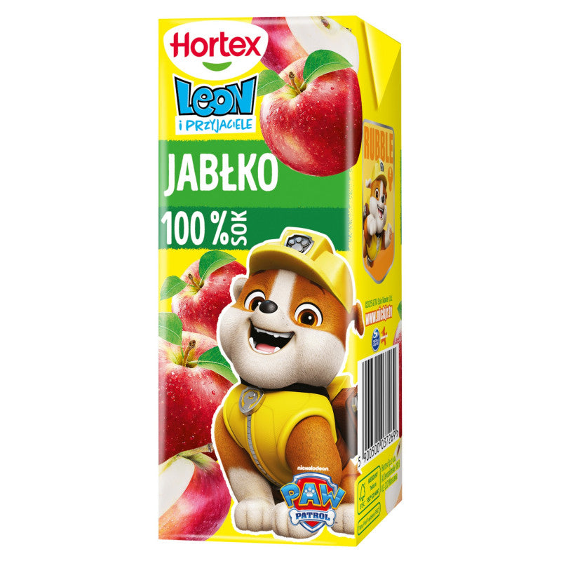 Hortex Leon i Przyjaciele Sok 100 % jabłko 200 ml