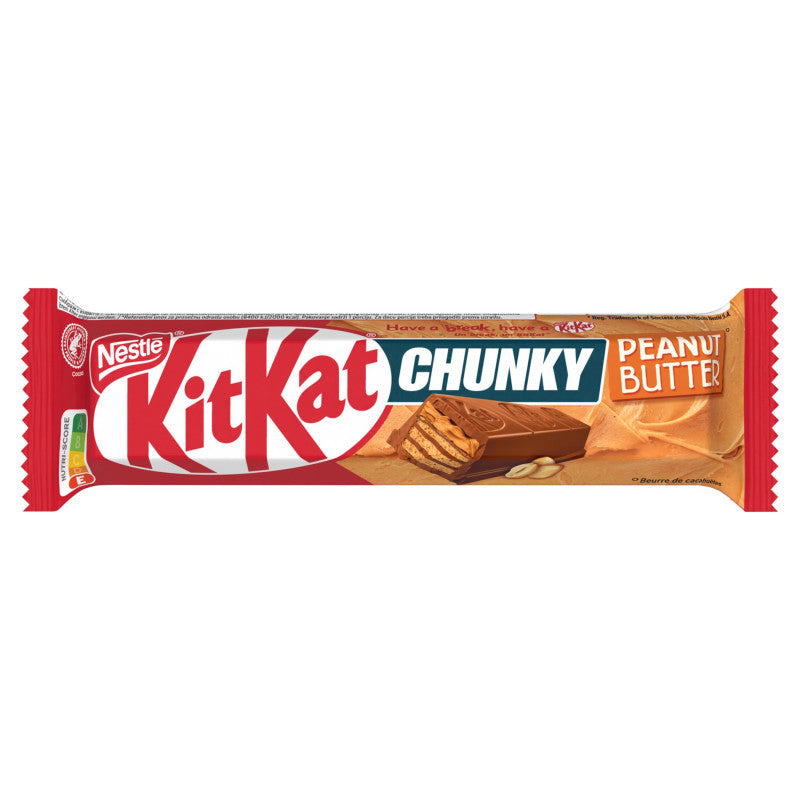 KitKat Chunky Peanut Butter Baton z kremem z orzeszków ziemnych 42 g