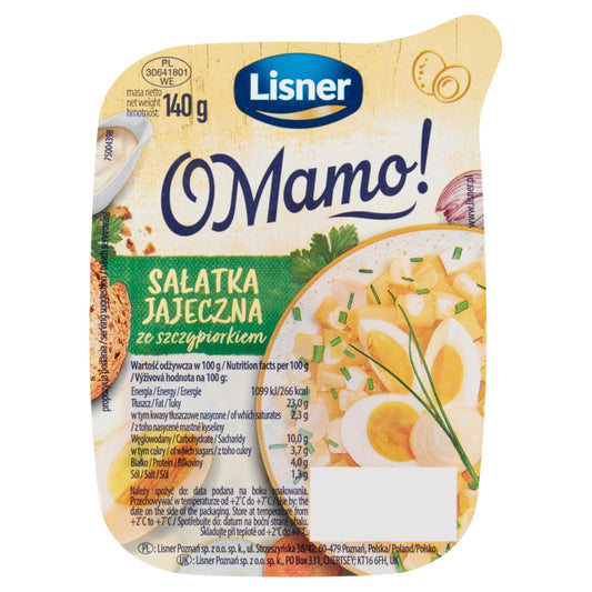 Lisner O Mamo! Sałatka jajeczna ze szczypiorkiem 140 g