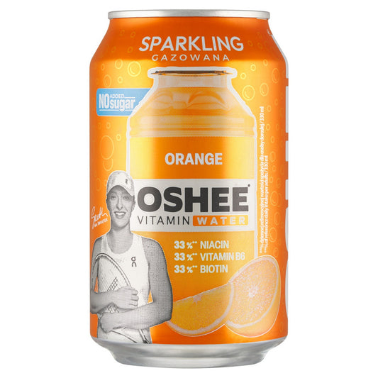 Oshee Vitamin Water Napój gazowany o smaku pomarańczowym 330 ml