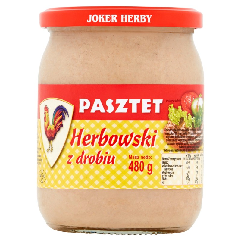 Pasztet Herbowski z drobiu 480 g