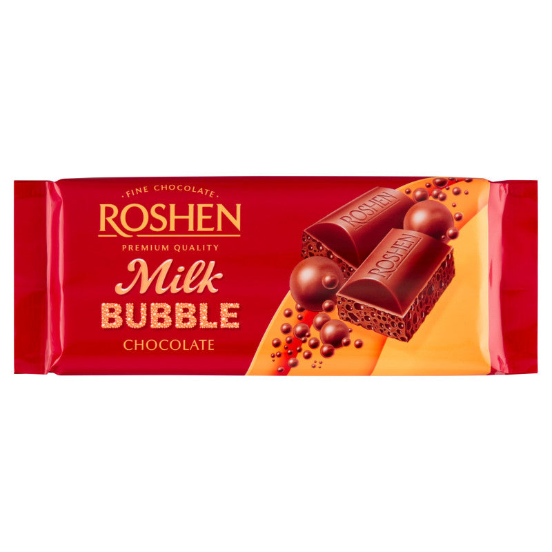 Roshen Czekolada z bąbelkami mleczna 80 g