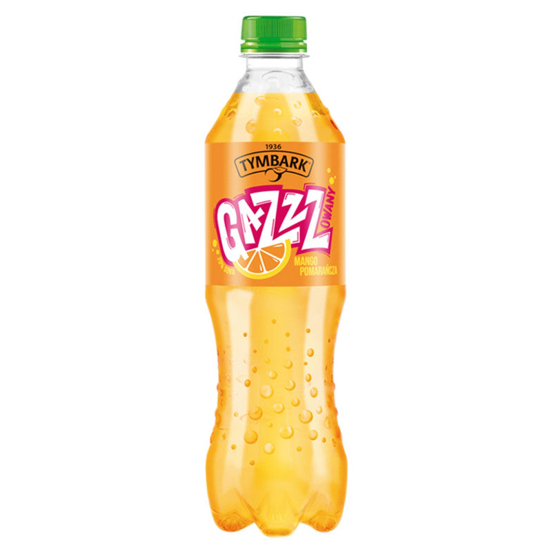 Tymbark Gazzzowany Gazowany napój mango pomarańcza 500 ml